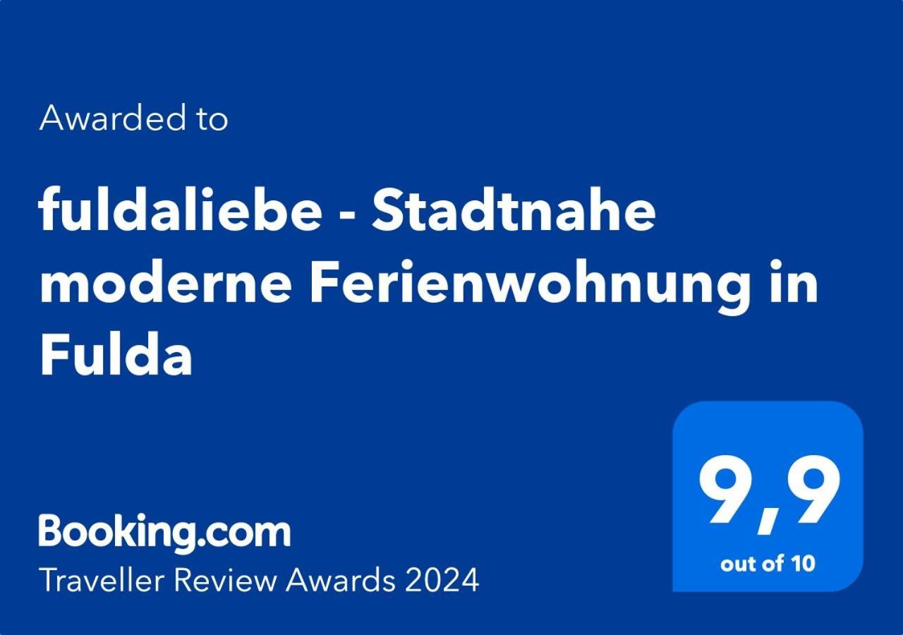 Fuldaliebe - Stadtnahe Moderne Ferienwohnung In Fulda Kültér fotó